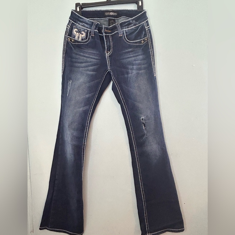 Cello Women's Dark Blue Boot Cut Jeans